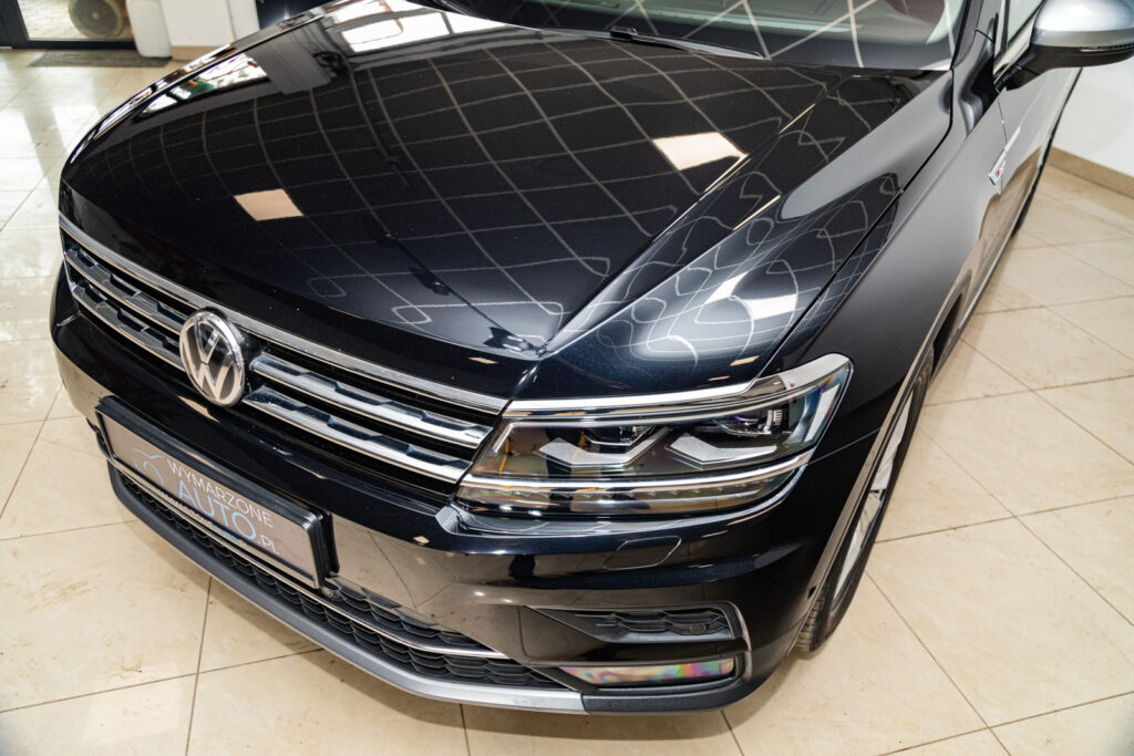 maska Volkswagena Tiguana po dekontaminacji